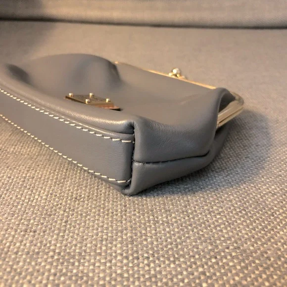 Dooney & Bourke Gray Clutch change purse wallet - Picture 7 of 16